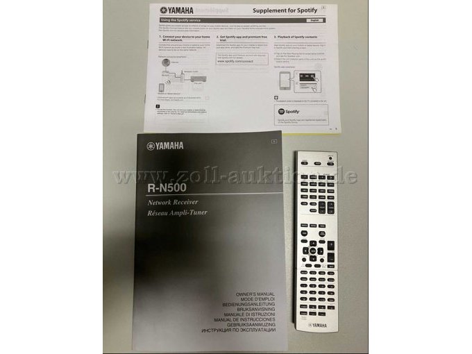 Handbuch + Fernbedienung Receiver