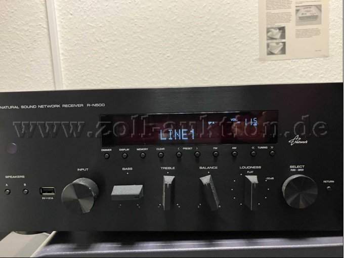 Receiver Displayansicht