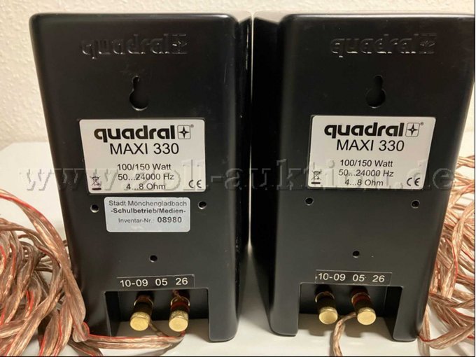 Boxenansicht Rückseite