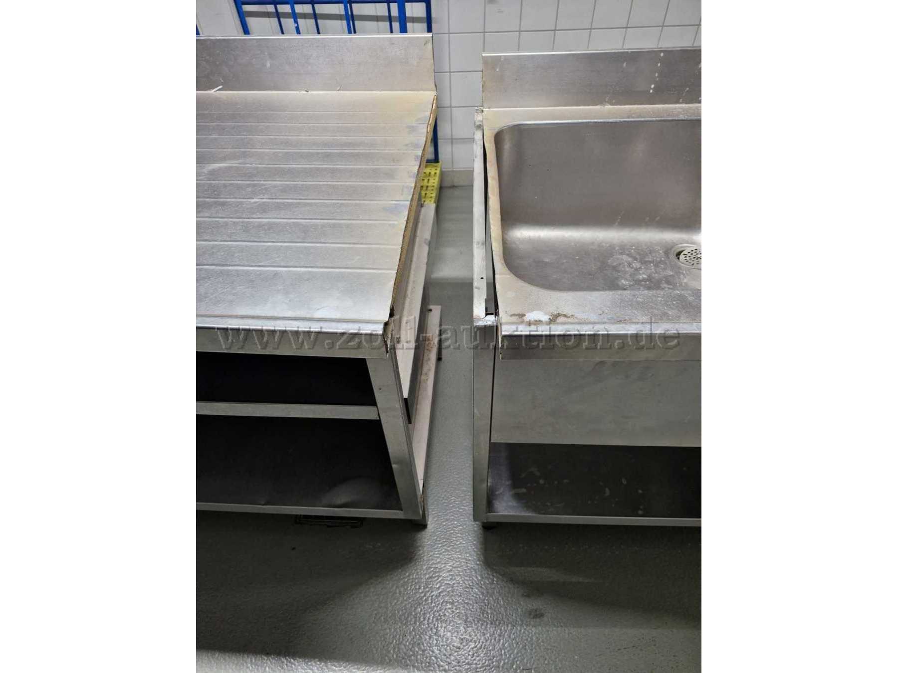 Verbindung Topfspüle und Ablagetisch