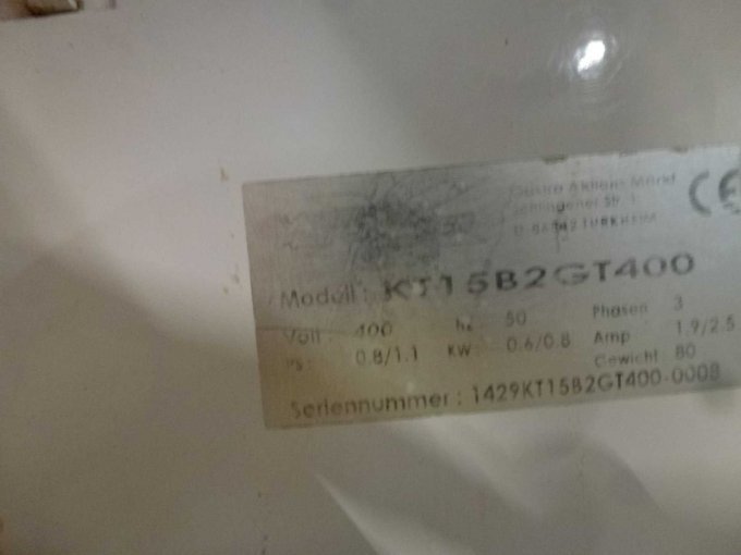 Typen-/Bezeichnungsschild