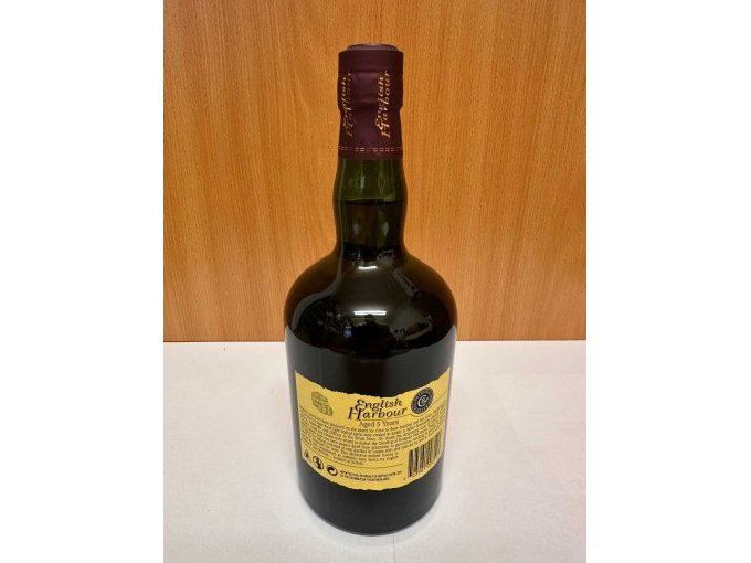 Rum English Harbour 5 Jahre 0,7 Liter Rückseite