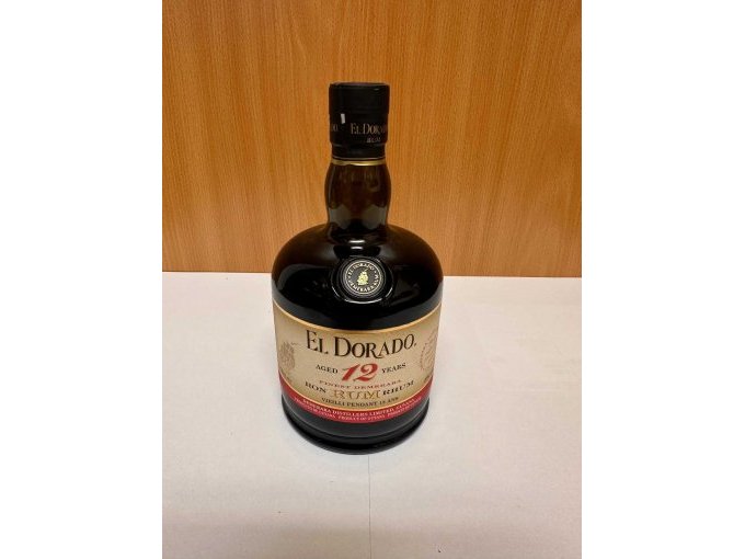 Rum El Dorado 12 Jahre 0,7 Liter Vorderseite