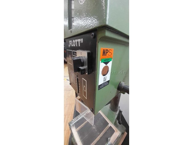Ständerbohrmaschine FLOTT
Ansicht Hauptschalter