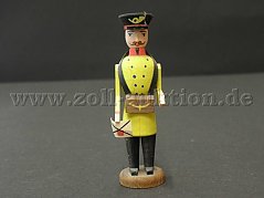Miniaturfigur eines Postboten / Postillons