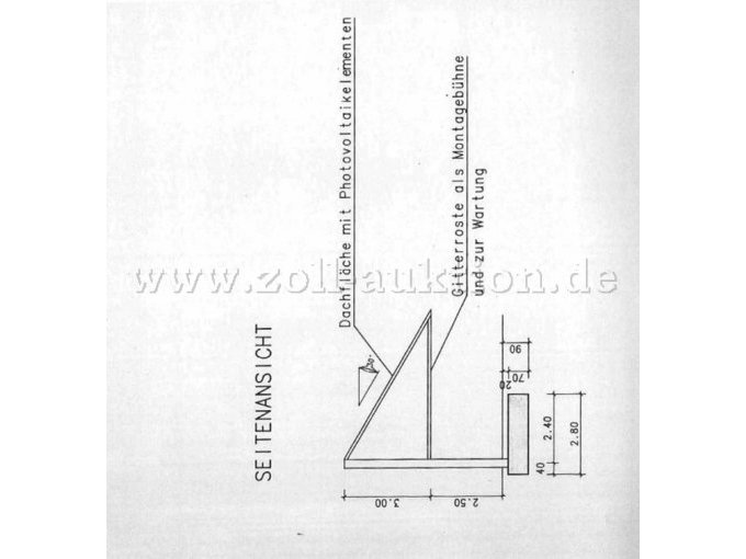 Seitenansicht Schnitt