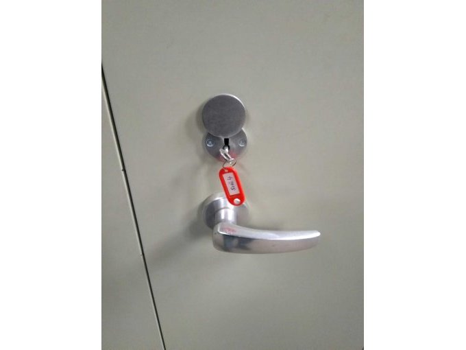 Schloß mit Hebel und Schlüssel