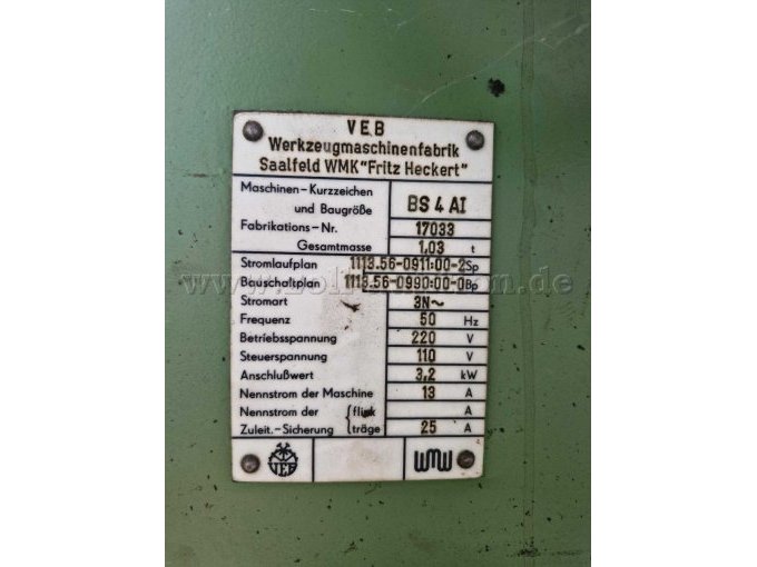 1 Standbohrmaschine VEB Werkzeugmaschinenfabrik Saalfeld WMK "Fritz Heckert" – foto 2 – kavel bij Zoll-Auktion, Garrel