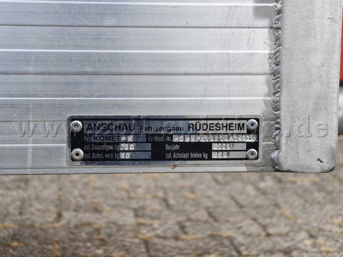 1 Stardeichselanhänger Plane / Ausbau (700 kg) – foto 5 – kavel bij Zoll-Auktion, Rüdesheim am Rhein
