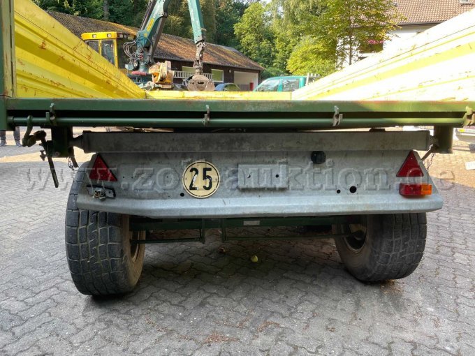1 aanhangwagen met starre dissel van het type Fiegl TDK80-88, open laadbak – defect, onderdelenvoorziening – foto 3 – kavel bij Zoll-Auktion, Hamburg