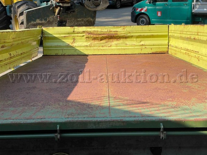 1 aanhangwagen met starre dissel van het type Fiegl TDK80-88, open laadbak – defect, onderdelenvoorziening – foto 8 – kavel bij Zoll-Auktion, Hamburg