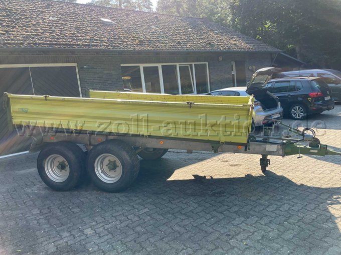 1 aanhangwagen met starre dissel van het type Fiegl TDK80-88, open laadbak – defect, onderdelenvoorziening – foto 6 – kavel bij Zoll-Auktion, Hamburg