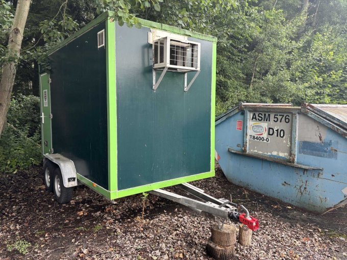 Ansicht von der Deichsel her