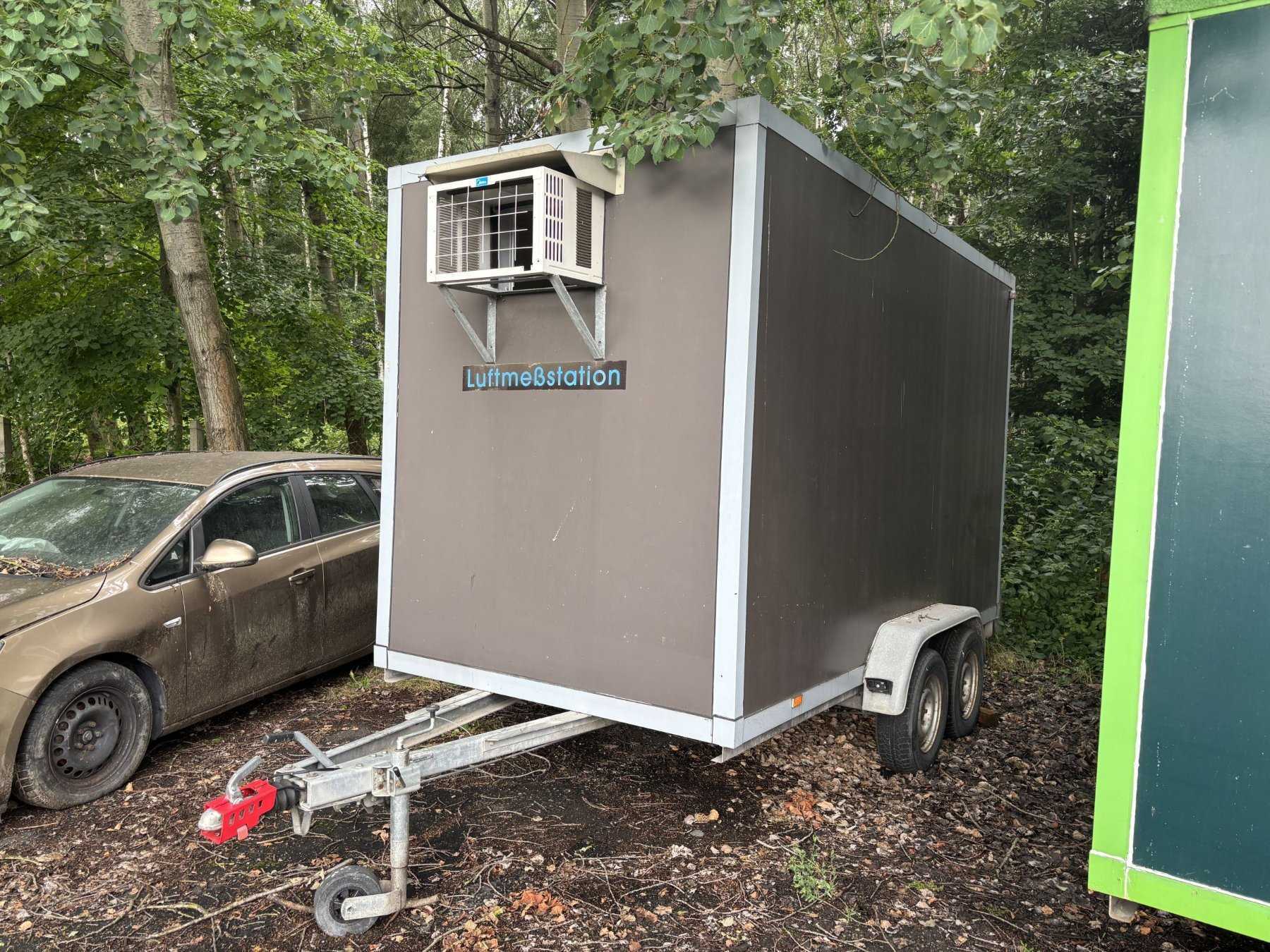 Staadeiselanhänger Ansicht von der Deichsel