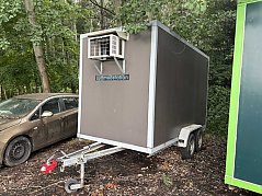 Staadeiselanhänger Ansicht von der Deichsel