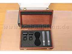 geöffnete Holzschatulle