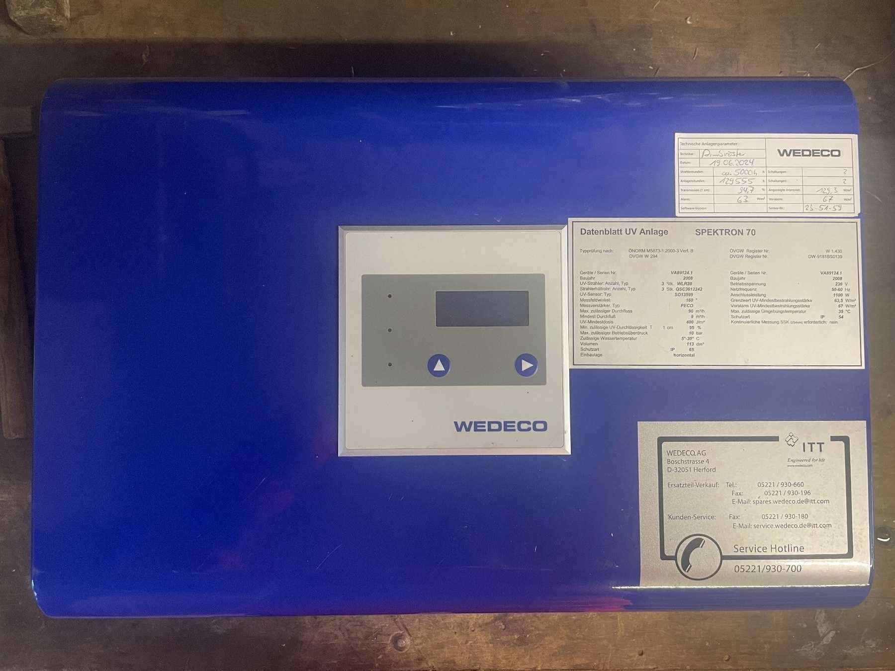 Steuereinheit für UV-Anlage