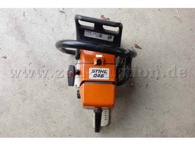 Stihl 046 Motorkettensäge / Draufsicht