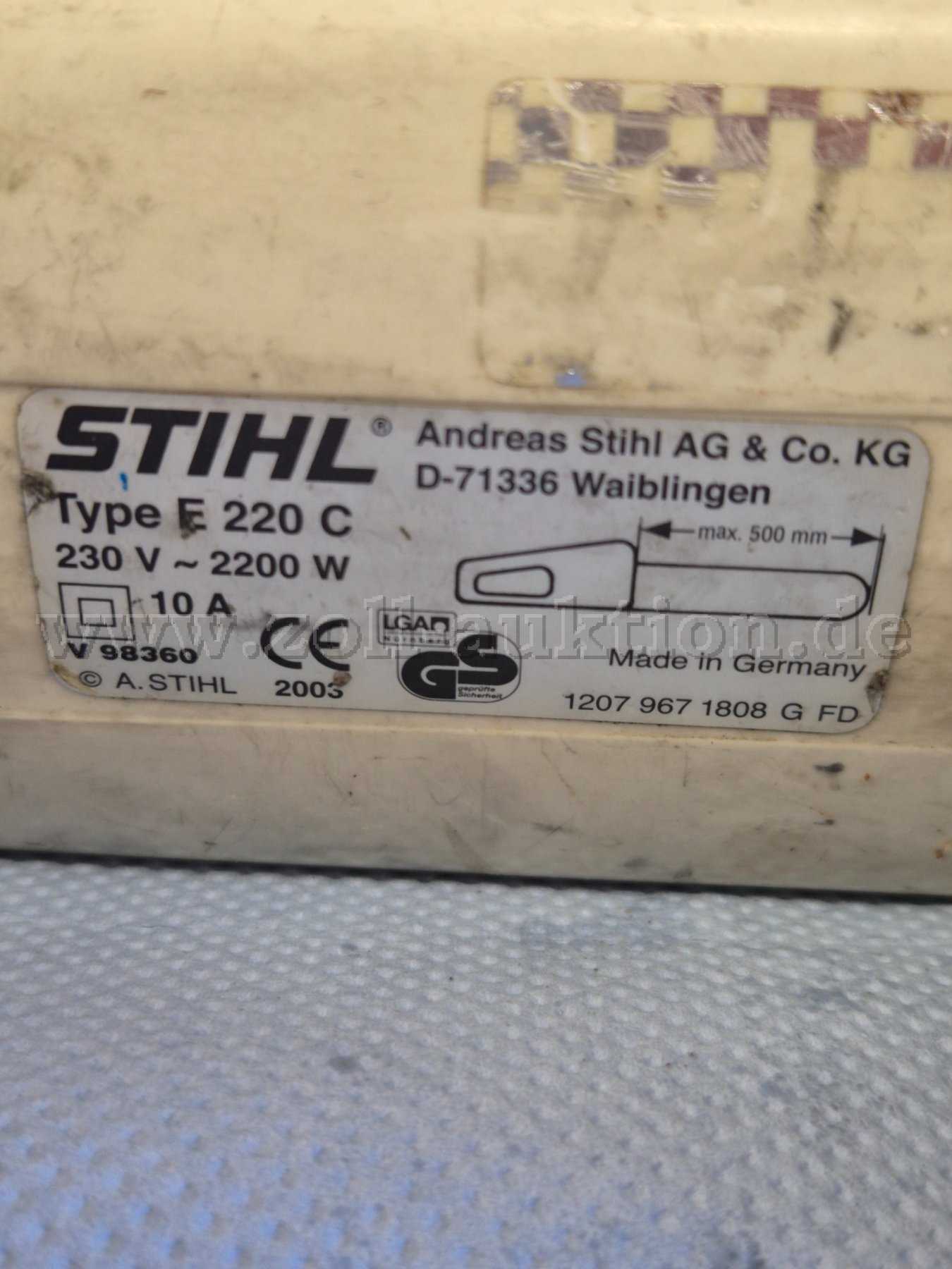 - patterns in python Images High Quality Grahic Zoll-Auktion - 1 Stihl Elektrokettensäge, Typ MSE 220 C für Bastler (ID ...
