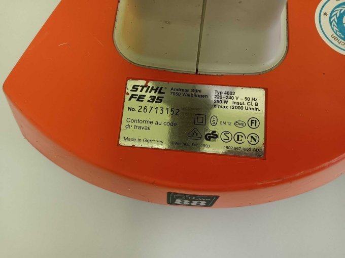 1 Stihl FE35 elektrische grastrimmer + 1x LUX-TOOLS droogbouwschuurmachine TBS-600 – foto 4 – kavel bij Zoll-Auktion, Lutherstadt Eisleben