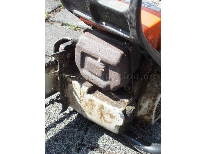 Seitliche Ansicht des Motorblock