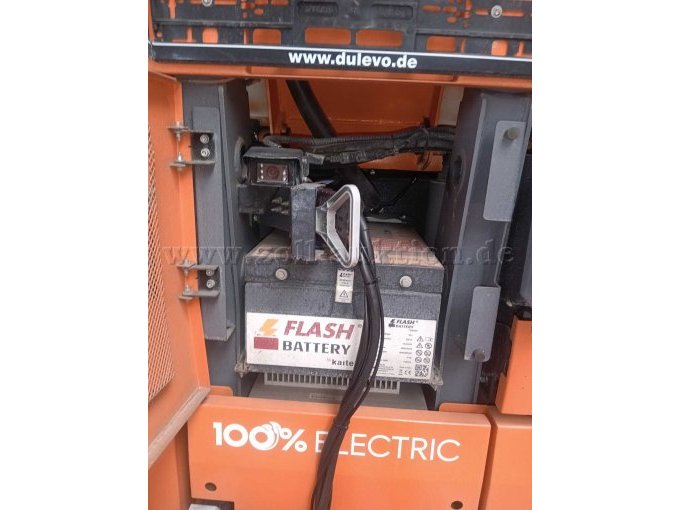 Ladebereich an der Maschine hinten