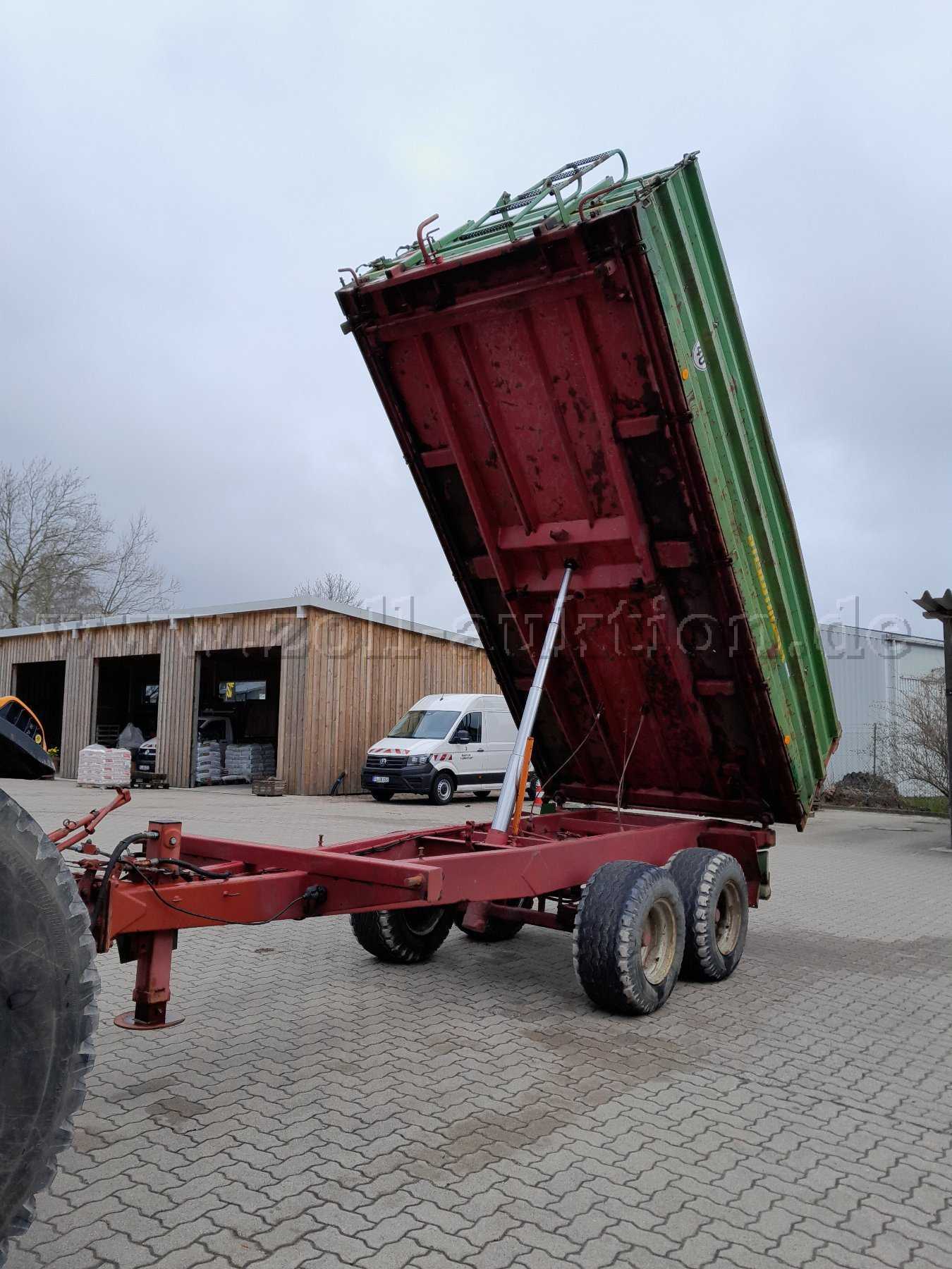 1 Strautmann Anhänger mit Tandemachse SK8001 TD/40