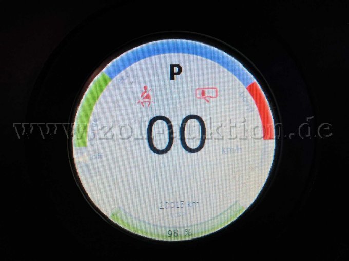 StreetScooter Ansicht Kilometerstand