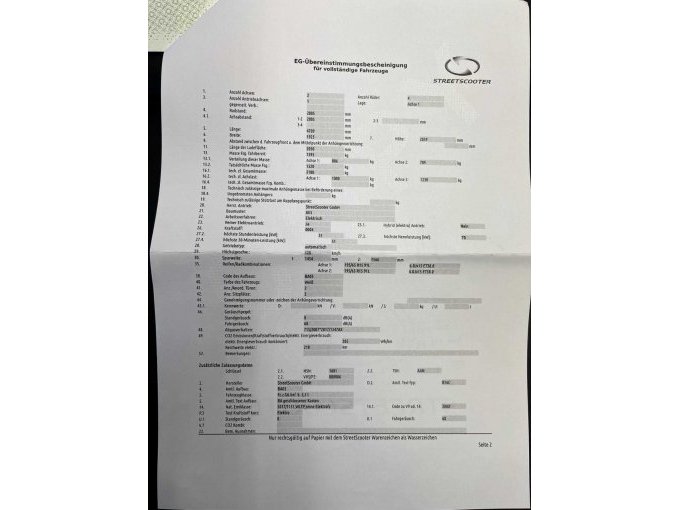 EG-Übereinstimmungsbescheinigung Seite 1