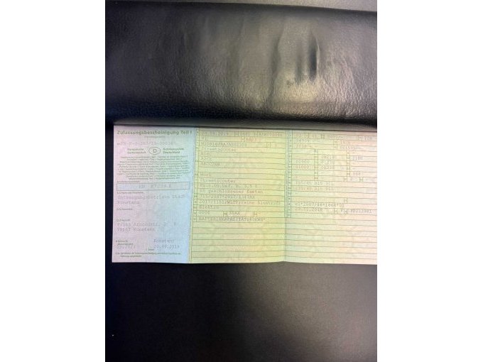 Zulassungsbescheinigung Teil I