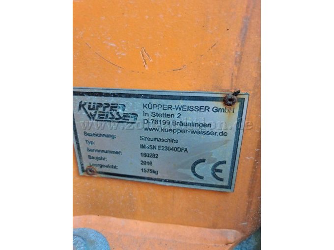 1 Streuautomat Küpper Weisser IMSSN E23040DFA 4m³ mit Zweitmotor – foto 7 – kavel bij Zoll-Auktion, Bielefeld