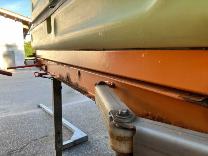 Rolltec-Rahmen mit Roststellen