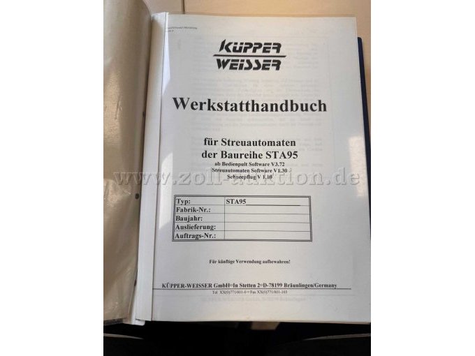 1 Streuer Küpper Weisser Streuer Typ STA 95 – foto 12 – kavel bij Zoll-Auktion, Bad Staffelstein
