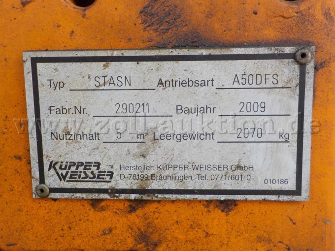 Detailbild Typenschild