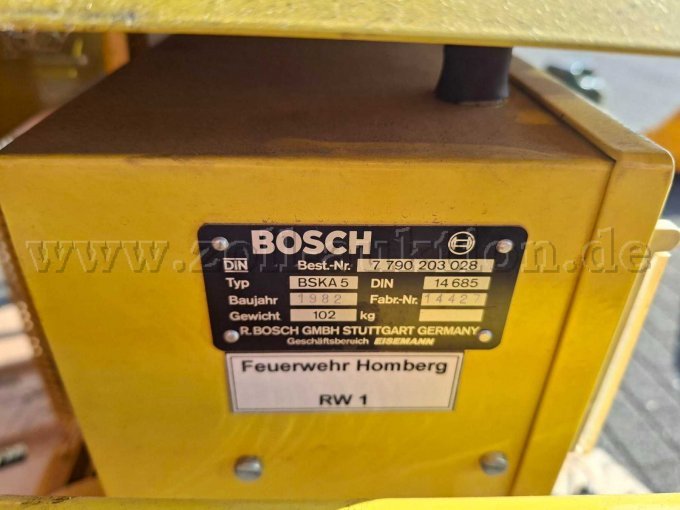 Typenschild Komplettgerät