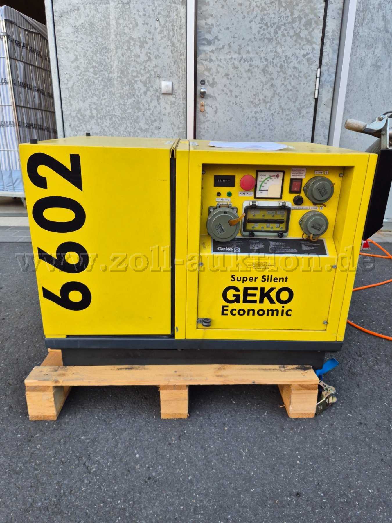 1 генератор Geko 6602 Super Silent Economic для ремонта