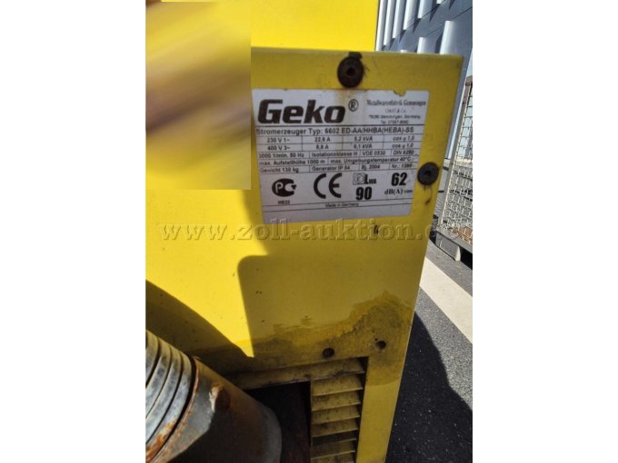 1 stroomgenerator Geko 6602 Super Silent Economic voor hobbyisten – foto 2 – kavel bij Zoll-Auktion, Köln