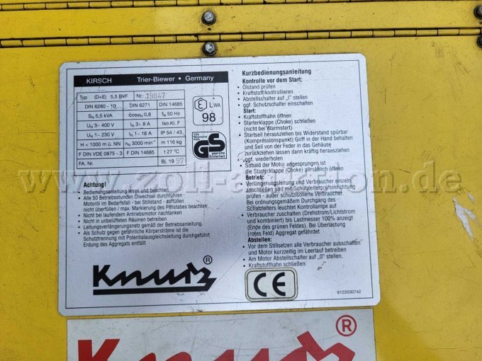 Hersteller Informationen
