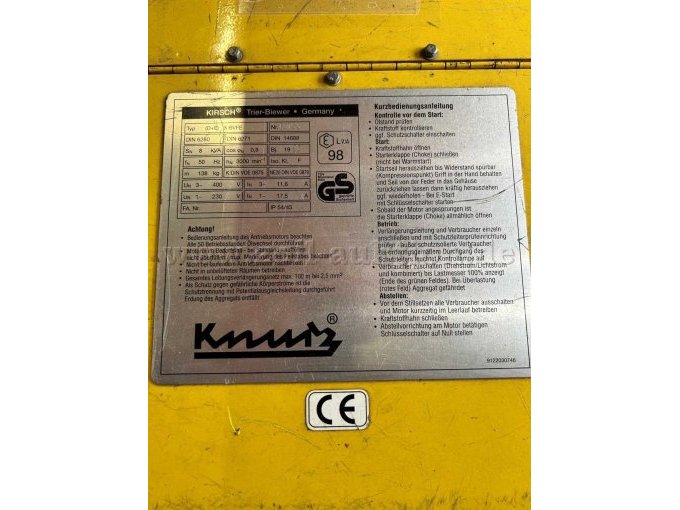 1 Stromerzeuger Kirsch Trier-Biewer Germany, Knurz Kirsch, (D+E) 88 VFE Nr. 10755 – foto 2 – kavel bij Zoll-Auktion, Dülmen