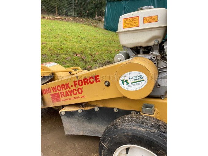Stubbenfräse Rayco Seitenansicht