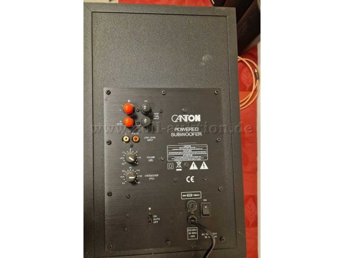 Rückseite des  Subwoofers