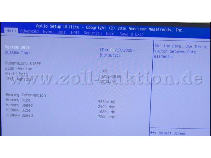 Bios Ram