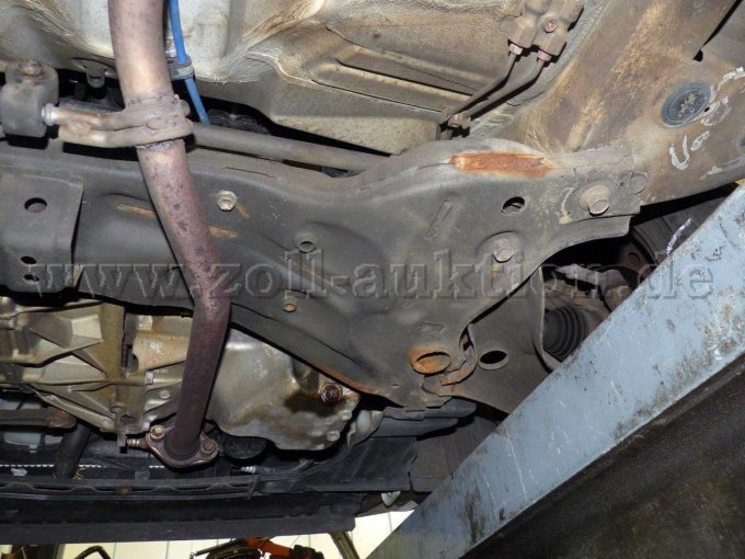 Ölwanne ölfeucht und Achsträger Korrosion