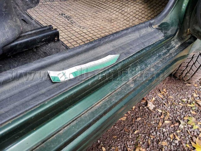 Einstieg rechts verschrammt