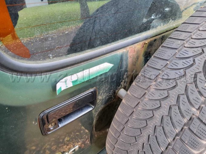 Korrosion und Dellen Heckklappe