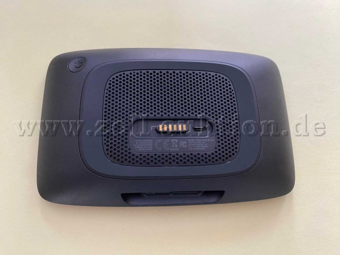 Rückseite des Navigationsgerätes.