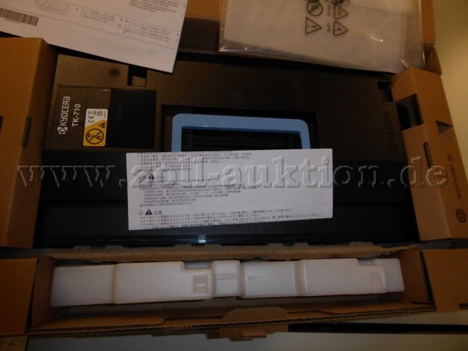 Ansicht Toner von oben in geöffneter Verpackung