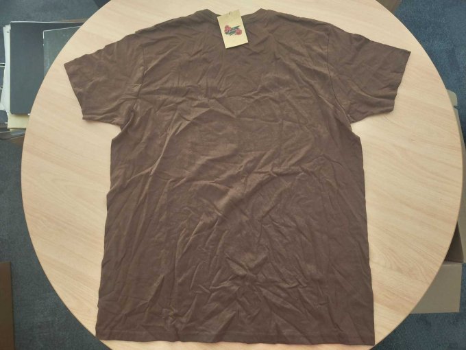 1 T-Shirt, Marke B&C, Größe XL, braun mit Print – foto 2 – kavel bij Zoll-Auktion, Isernhagen