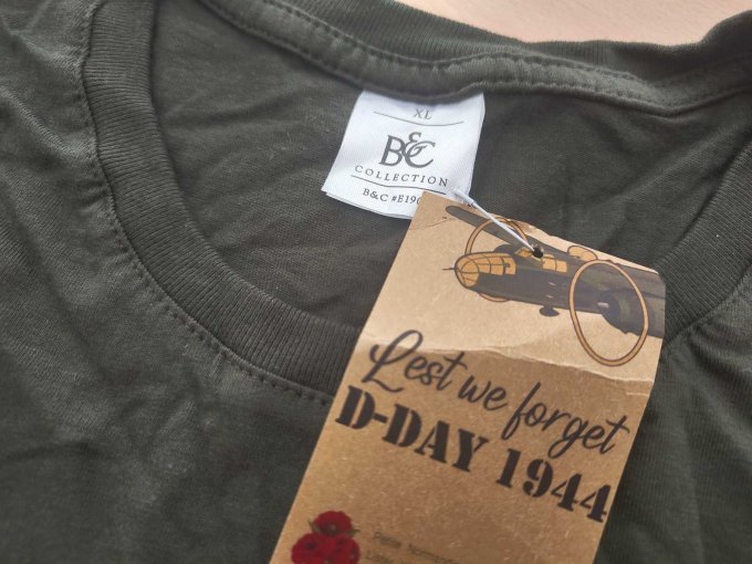 1 T-Shirt, Marke B&C, Größe XL, grün mit Print – foto 3 – kavel bij Zoll-Auktion, Isernhagen