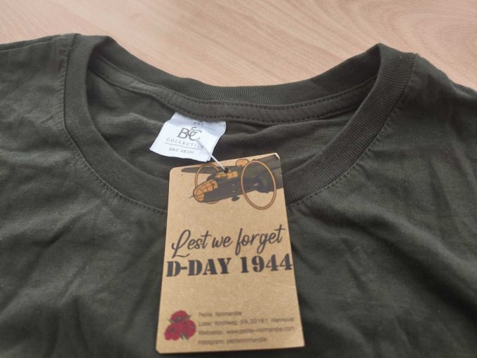 1 T-Shirt, Marke B&C, Größe XXL, grün mit Print – foto 3 – kavel bij Zoll-Auktion, Isernhagen
